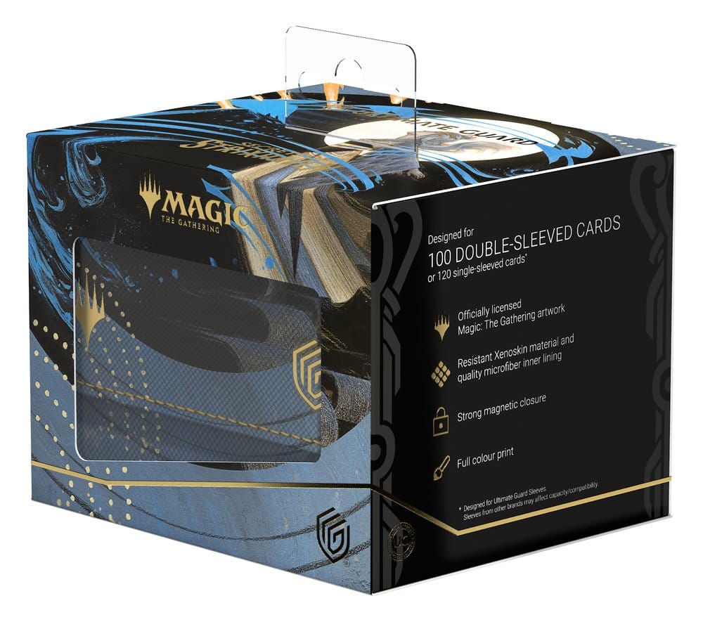 Ultimate Guard: Deckbox Sidewinder 100+ Xenoskin Magic Secrets of Strixhaven "Force of Will" Magic: The Gathering, Deck box, Kartenaufbewahrung, schwarz, Doppelsleeved