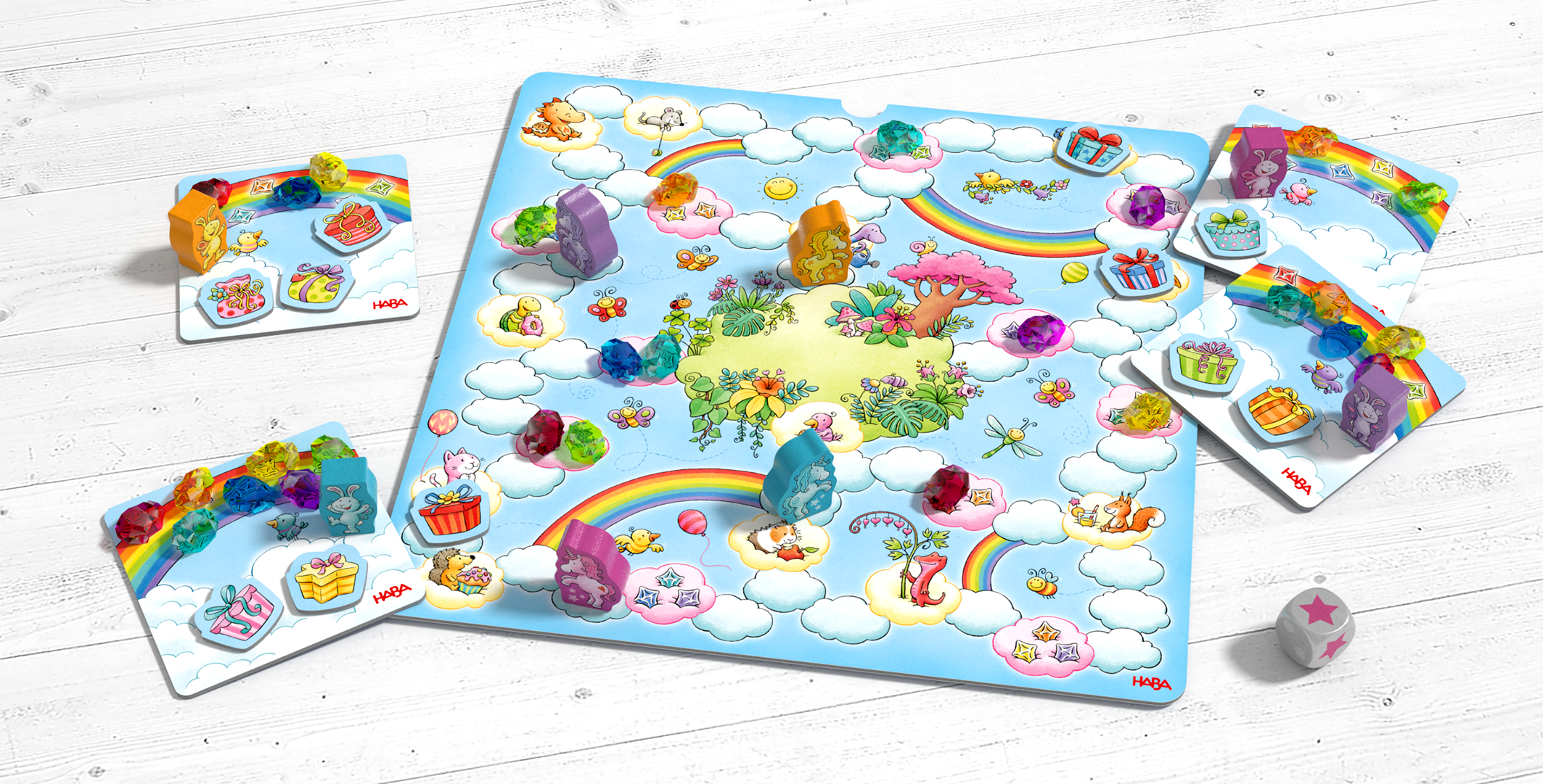 Einhorn Glitzerglück-Spielesammlung brett, spiel, puzzle, geschenk, münzen