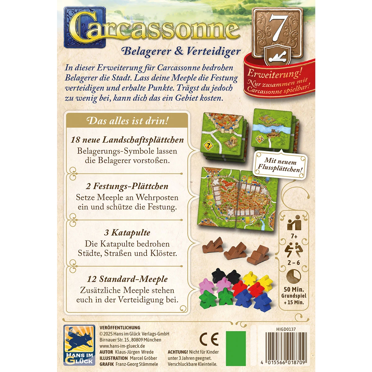 Carcassonne V3.0: Belagerer & Verteidiger (Erweiterung 7)