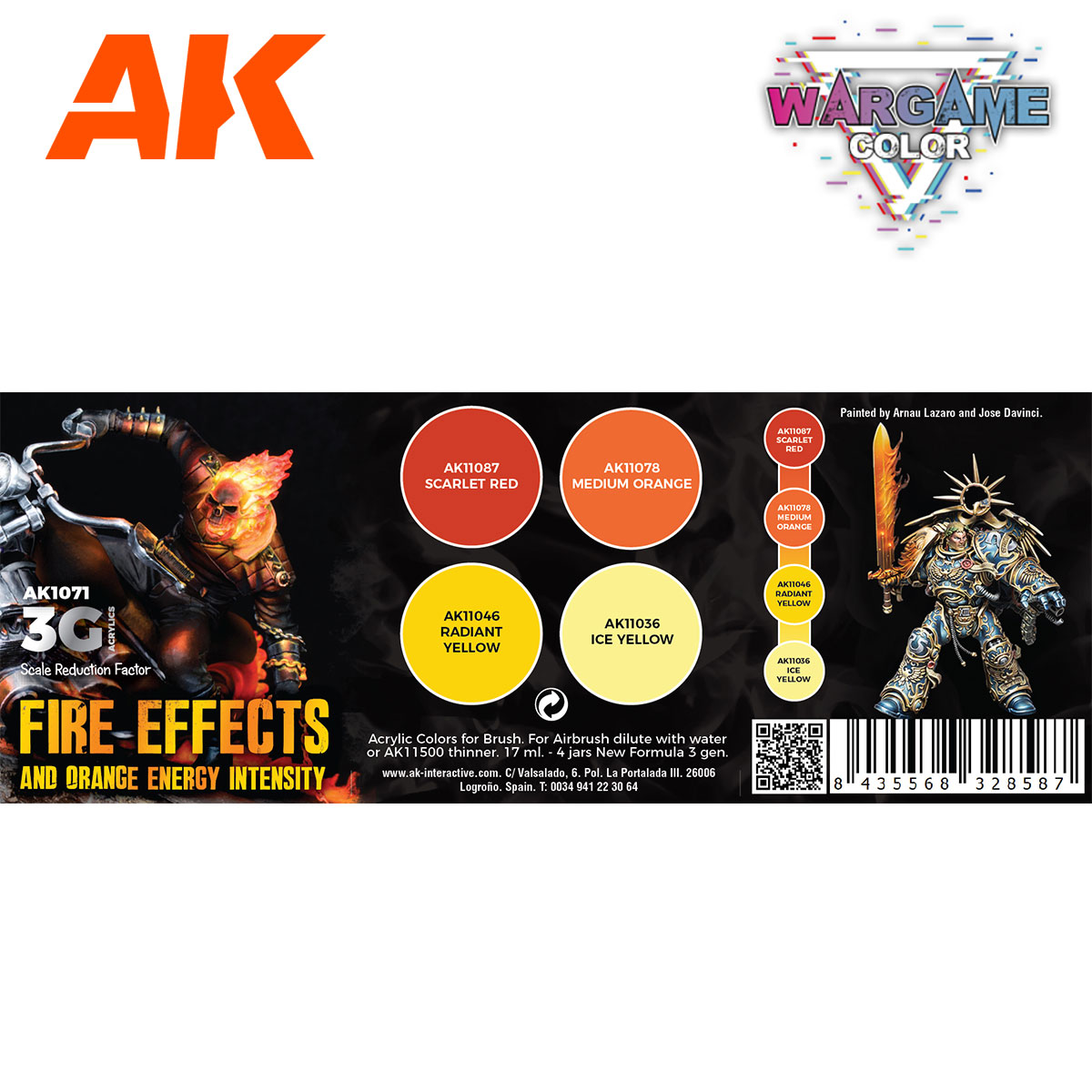 AK: WARGAME COLOR SET. FIRE EFFECTS AK: WARGAME COLOR SET. FIRE EFFECTS