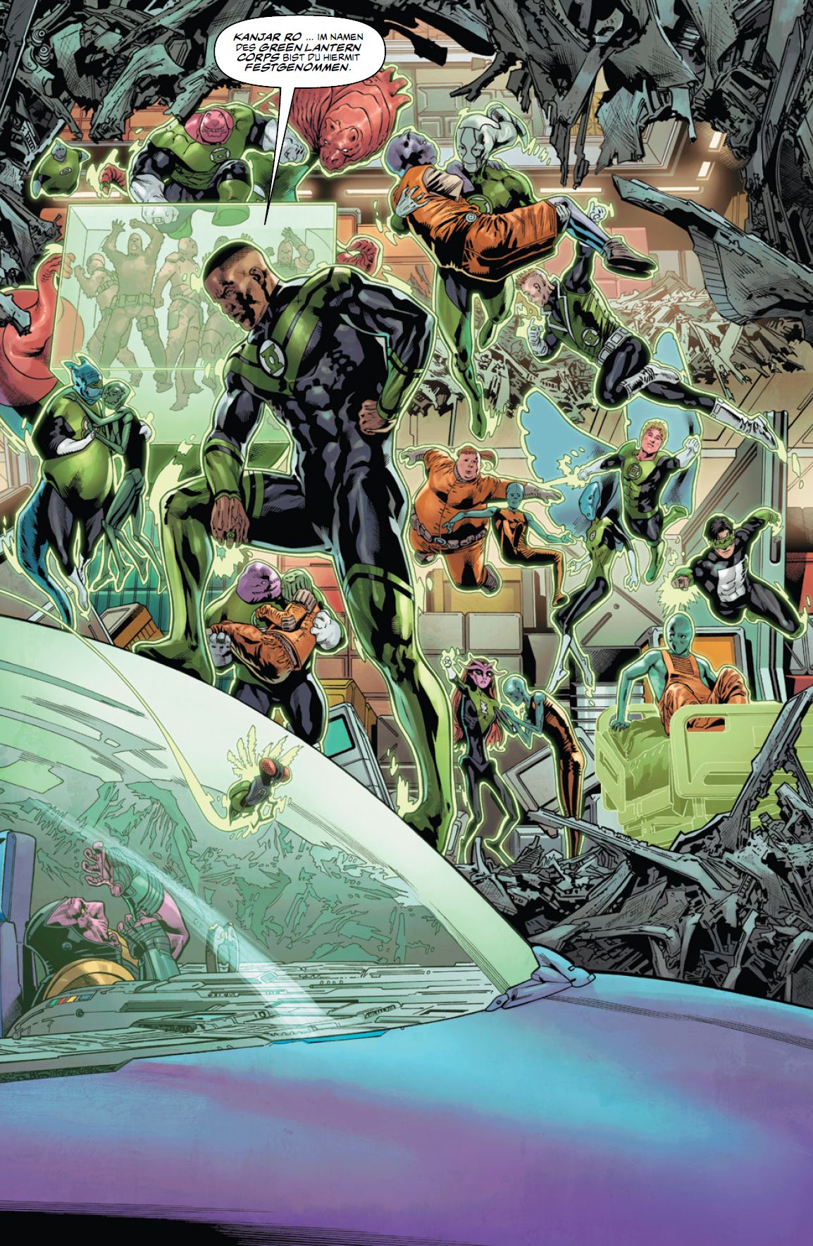 Green Lantern Corps Bd.1: Neue Welten Buch, Comics, Veröffentlichung, Person, Pistole