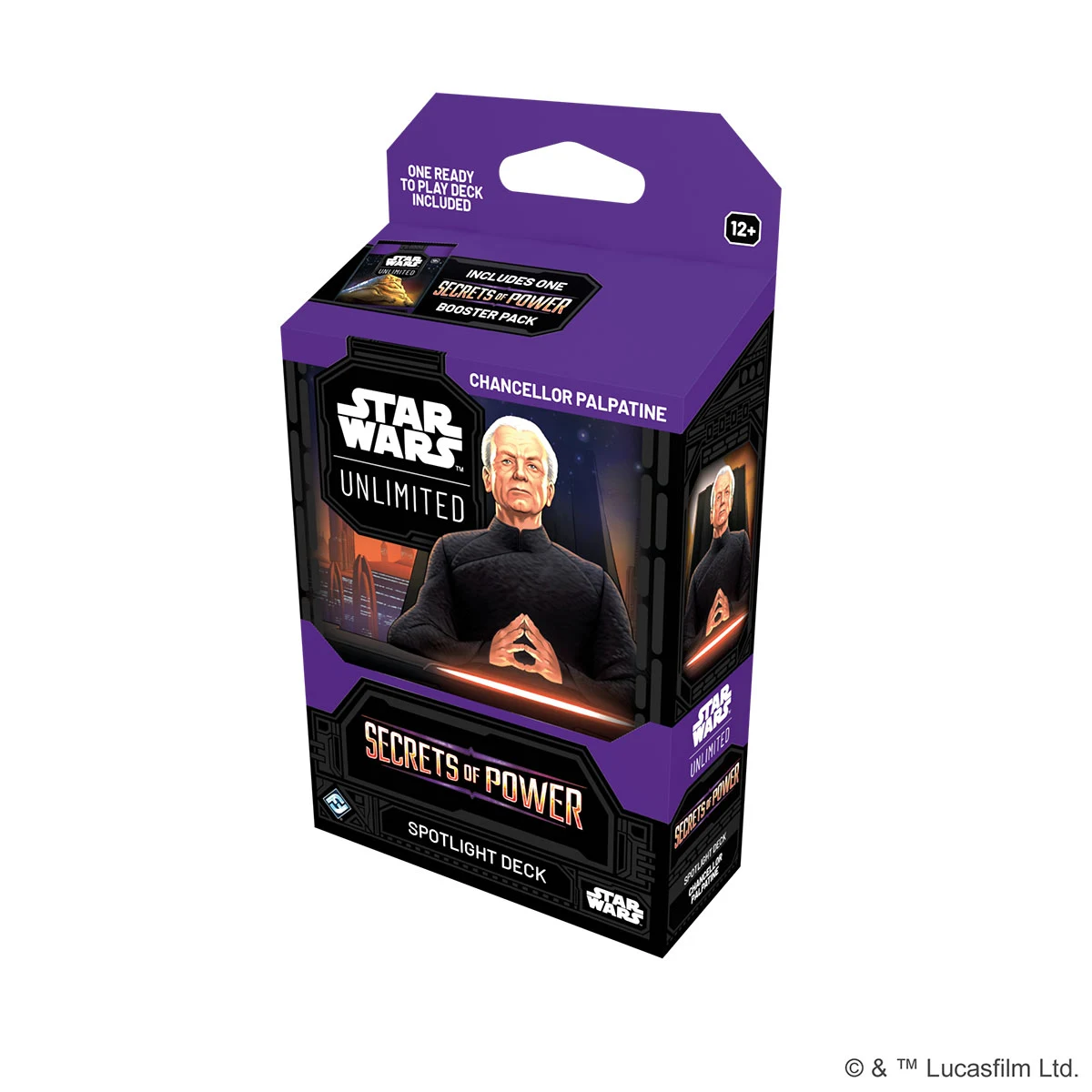 Star Wars Unlimited CCG: Secrets of Power Spotlight Deck Chancellor Palpatine Star Wars Unlimited CCG: Secrets of Power Spotlight Deck Chancellor Palpatine