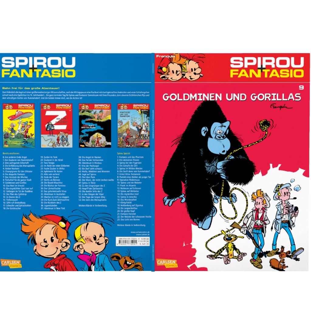 Spirou & Fantasio Bd.9: Goldminen und Gorillas (Neuausgabe)