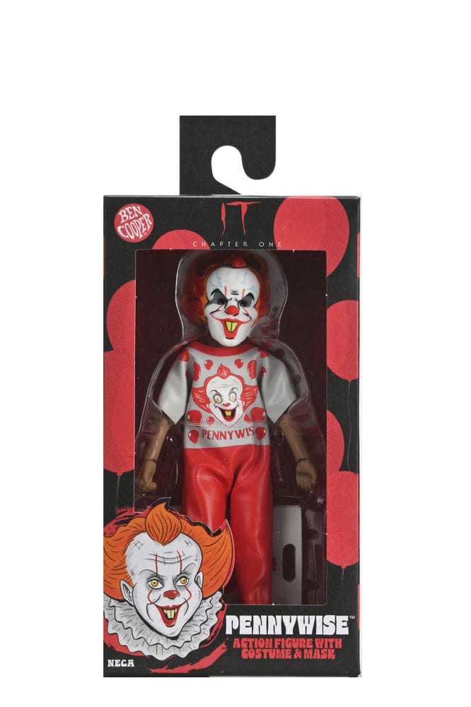 Ben Cooper AF: IT 2017 - Pennywise Clothed Figure 14cm Pennywise Figur, Actionfigur, Clown Kostüm, Jumpsuit, Puppe/Spielzeugfigur