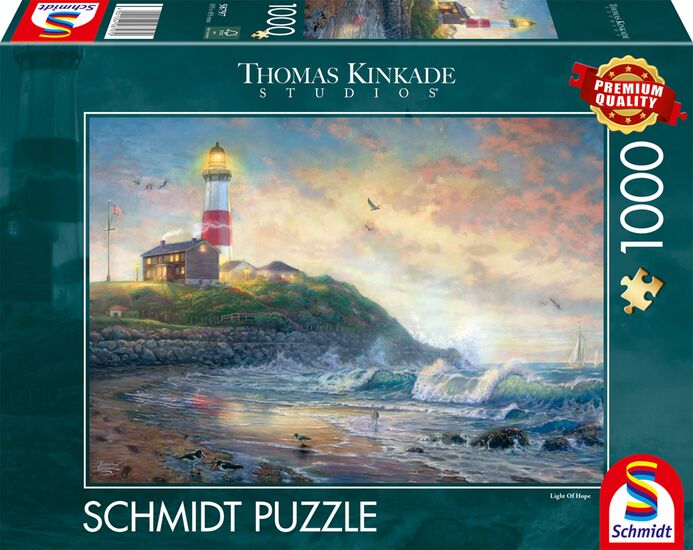 Puzzle: Im Herzen des Waldes Puzzle, Schmidt, Leuchtturm, Küste, Meer