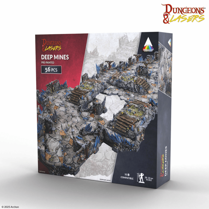 Dungeons & Lasers: Deep Mines Prepainted Dungeons & Lasers: Deep Mines Prepainted