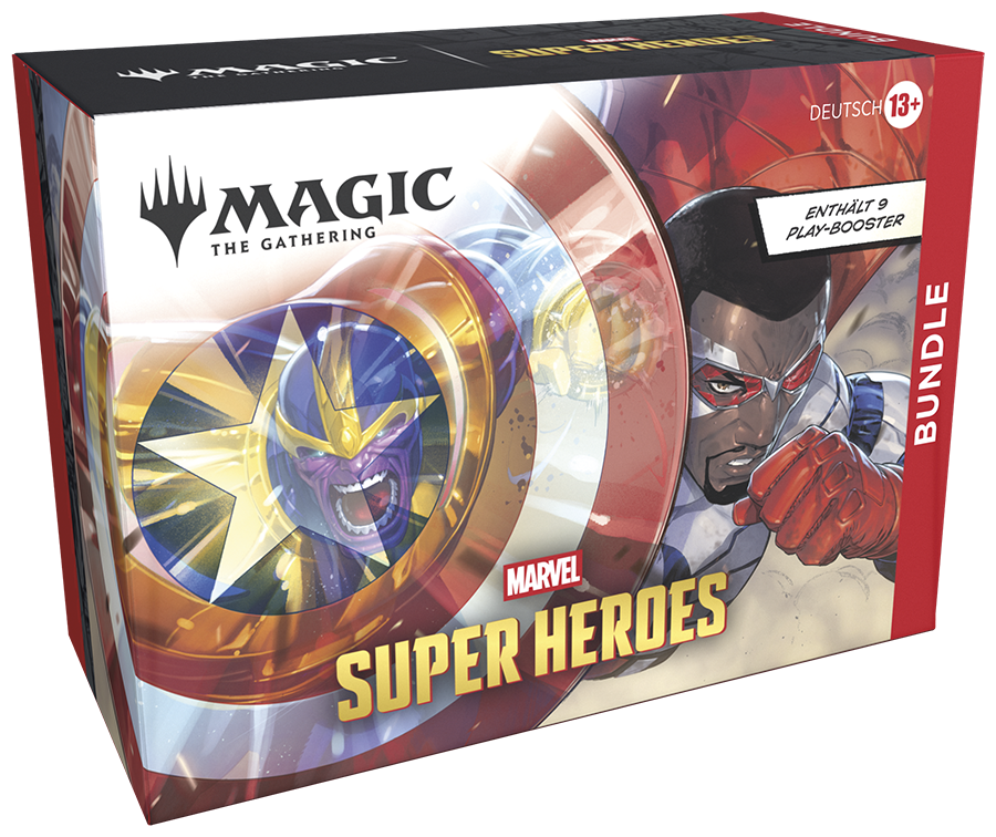Magic CCG dt.: Marvel Super Heroes Bundle Magic: The Gathering, Deck box, Marvel, Super Heroes, BUNDLE
