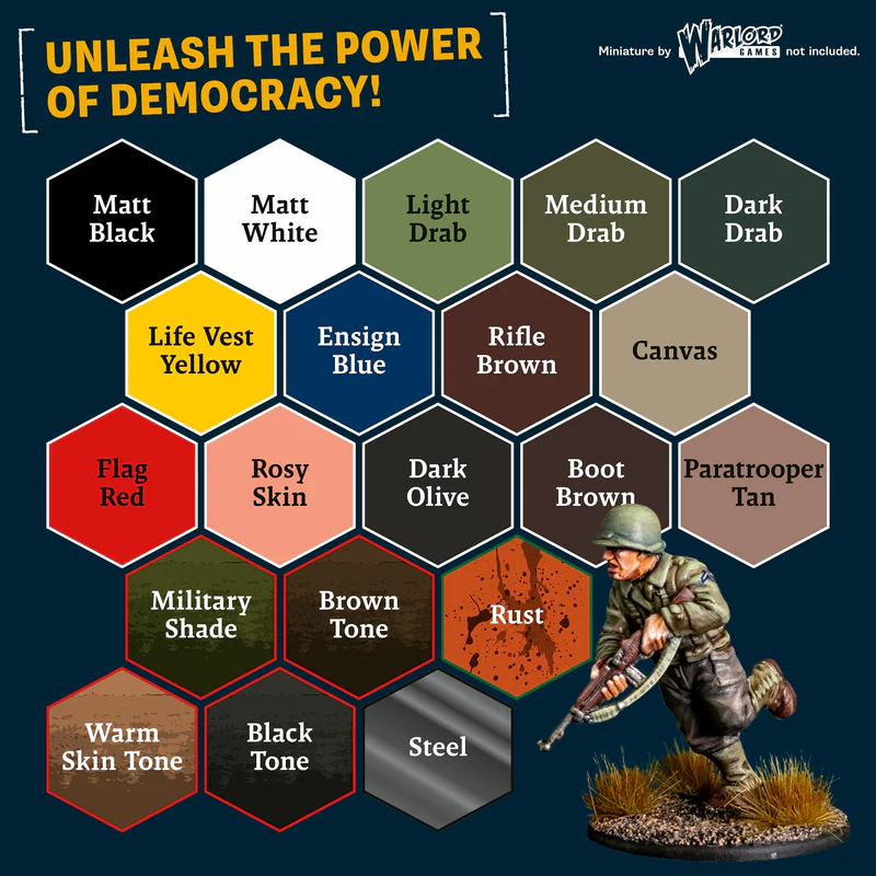 Army Painter: WPFH: WW2 American Paint Set Army Painter: WPFH: WW2 American Paint Set