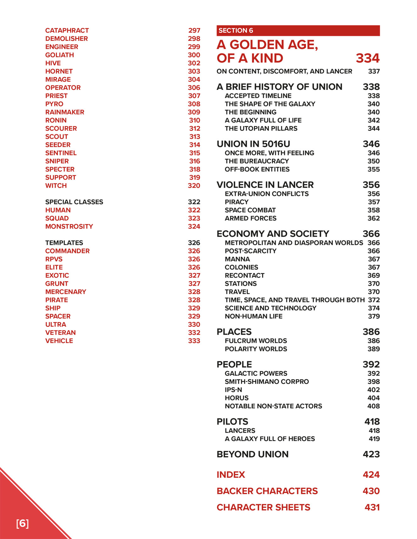 Lancer RPG: Core Rulebook Lancer RPG: Core Rulebook