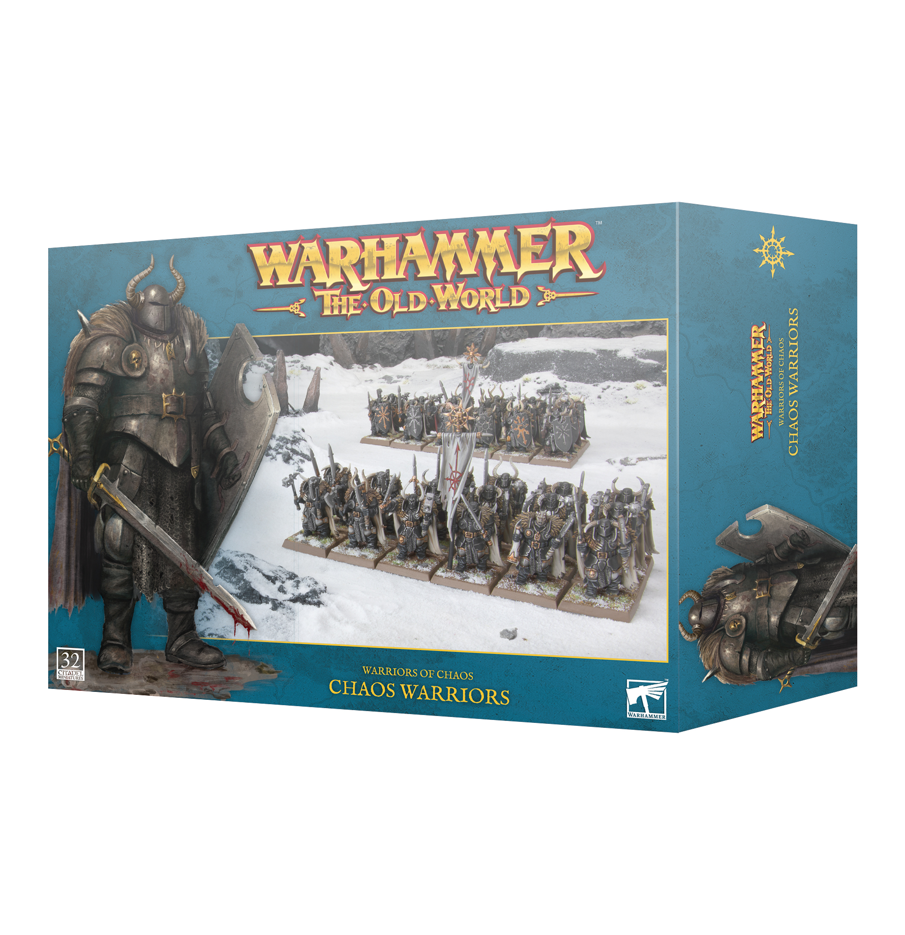 Warhammer: the OId World Warriors of Chaos - Chaos Warriors Miniatur, Warhammer, Chaos, Krieger, Tabletop
