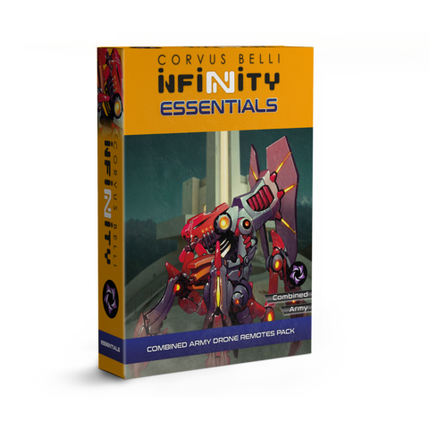 Infinity: Combined Army - Drone Remotes Pack box, drone, robot, orange box, packaging