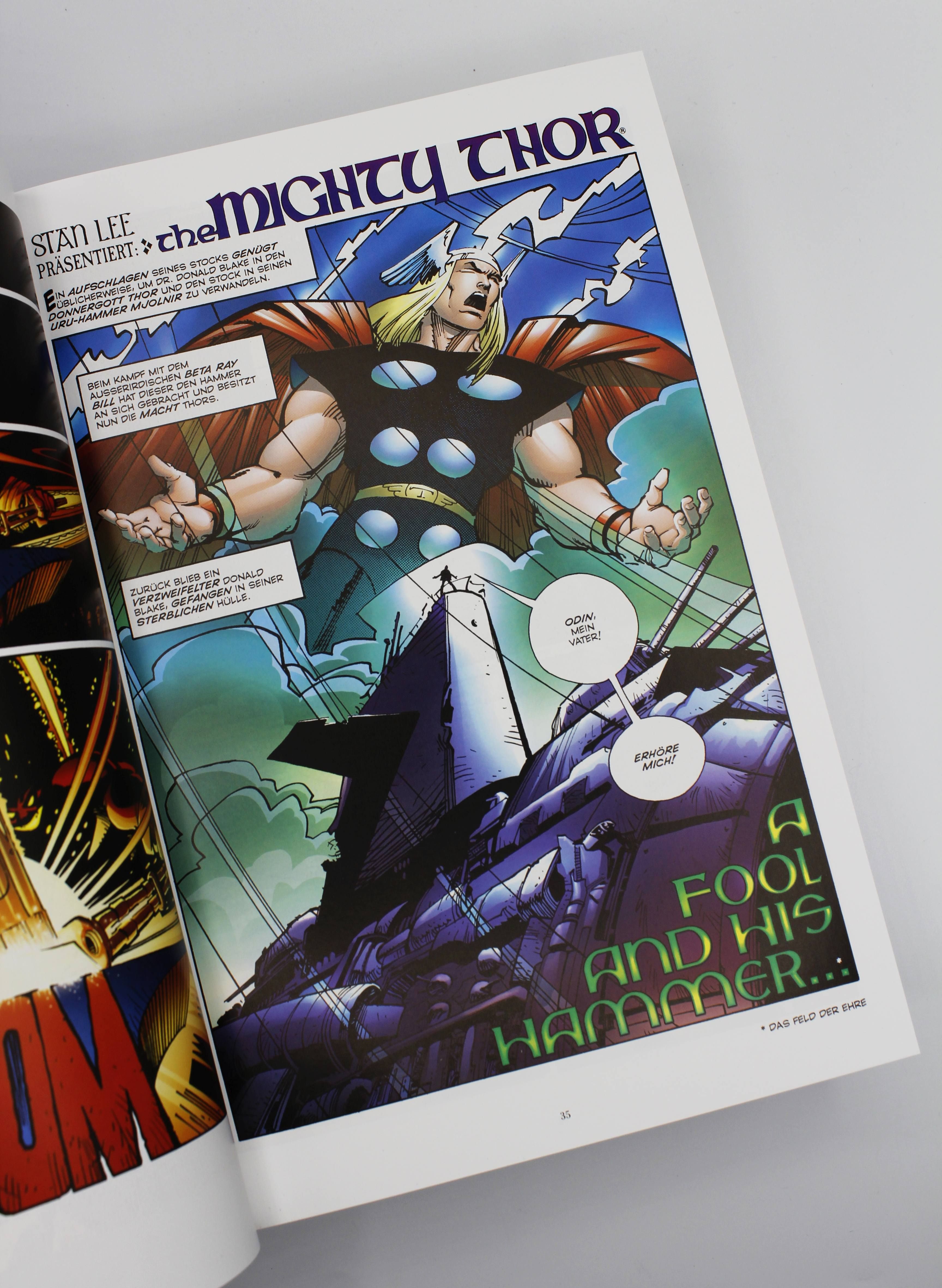 Comic, Superheld, Thor, Hammer, Panel