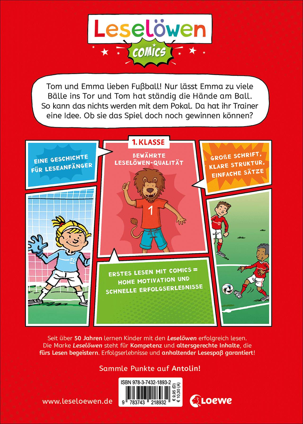 Leselöwen Comics: Fußball, Tore, große Träume Leselöwen Comics: Fußball, Tore, große Träume