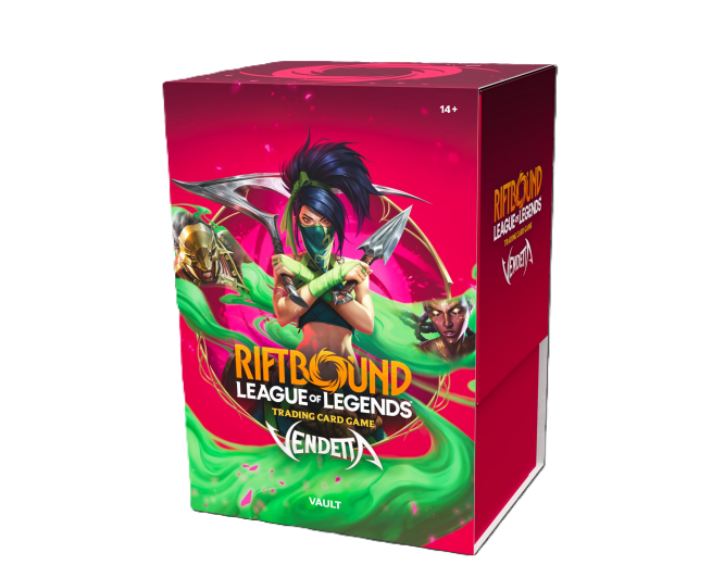 Riftbound TCG: Vendetta Vault Bundle (RB04) Trading card game, Riftbound, League of Legends, Deck box, Vault