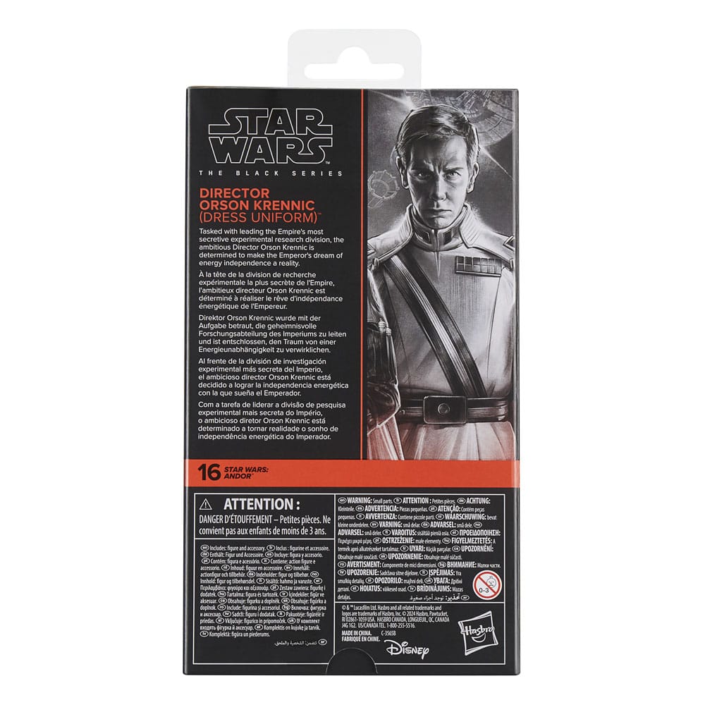 Star Wars AF: Black Series Director Orson Krenic (Dress Uniform) 15cm Werbung, Plakat, Person, Gesicht, Kopf