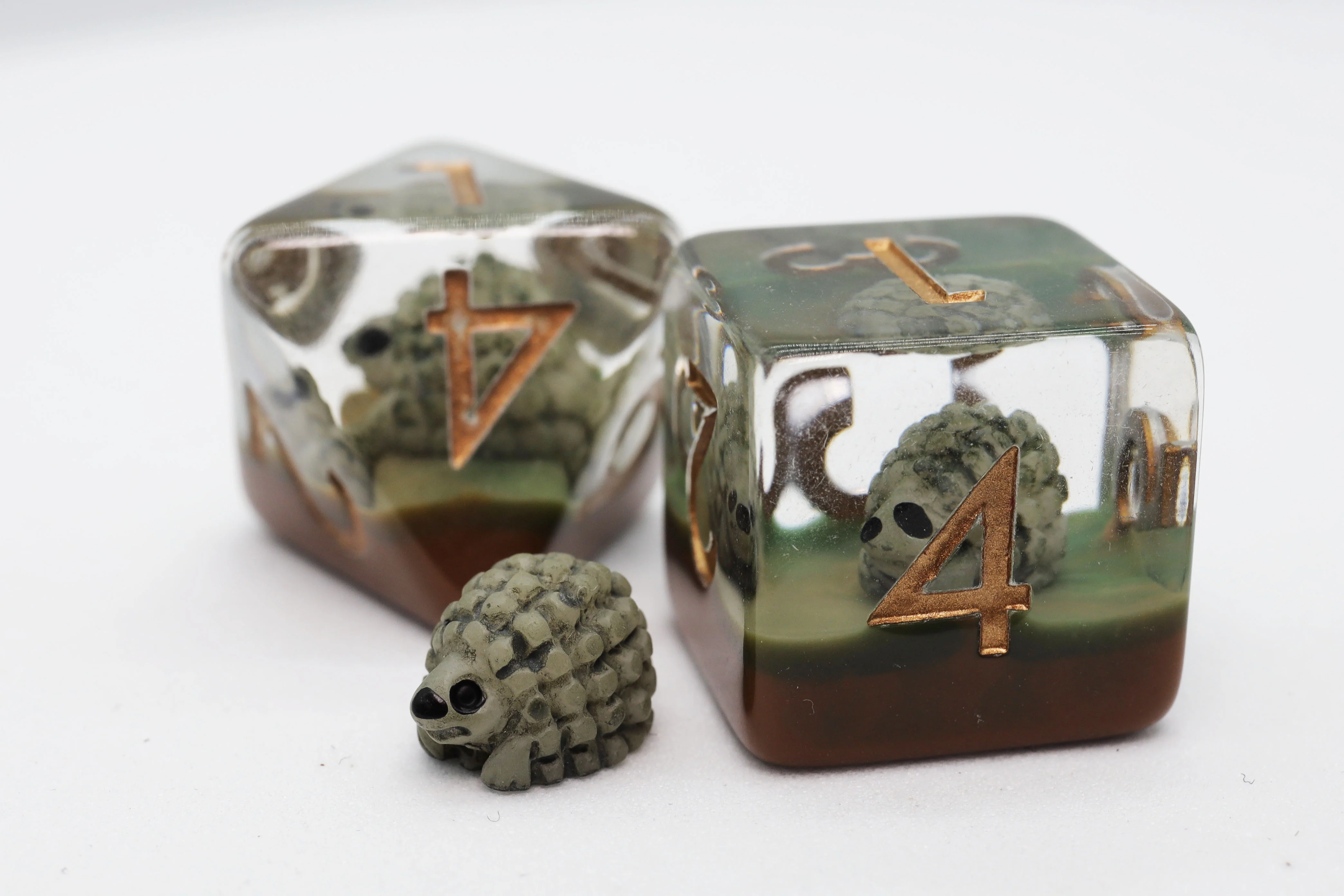 Polyhedral Dice Set: Hedgehog (7) Polyhedral Dice Set: Hedgehog (7)