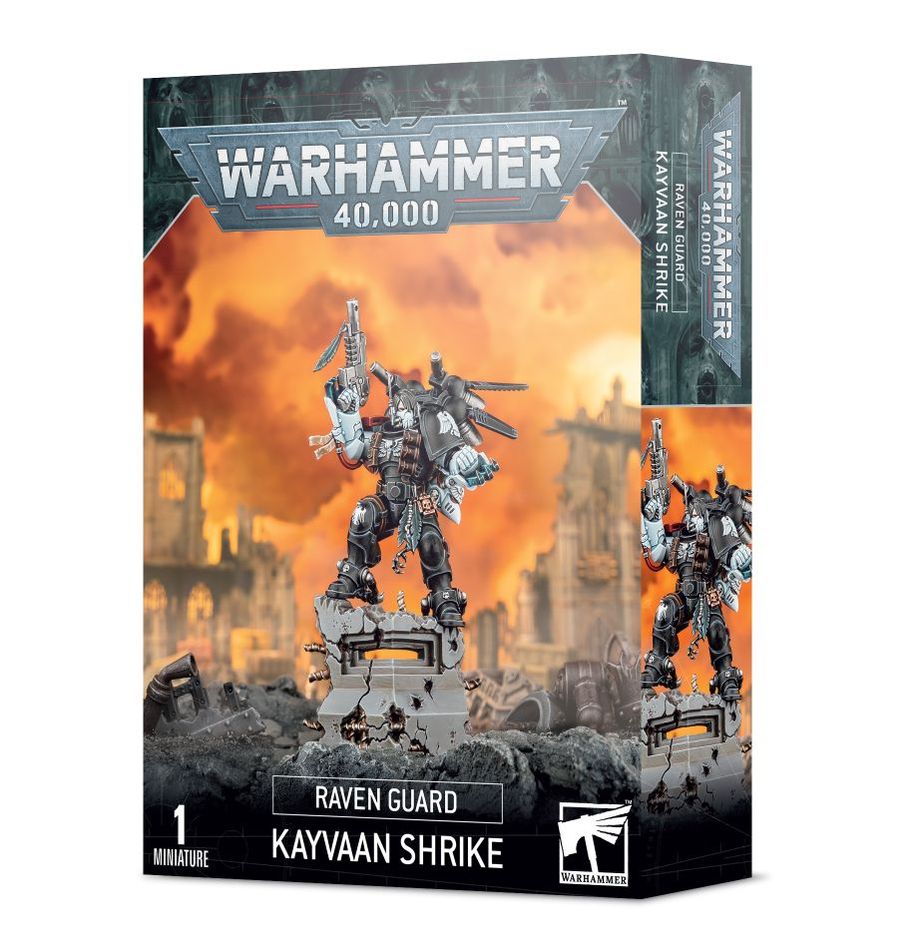 Warhammer 40K: Space Marines - Raven Guard Kayvaan Shrike Warhammer 40K: Space Marines - Raven Guard Kayvaan Shrike