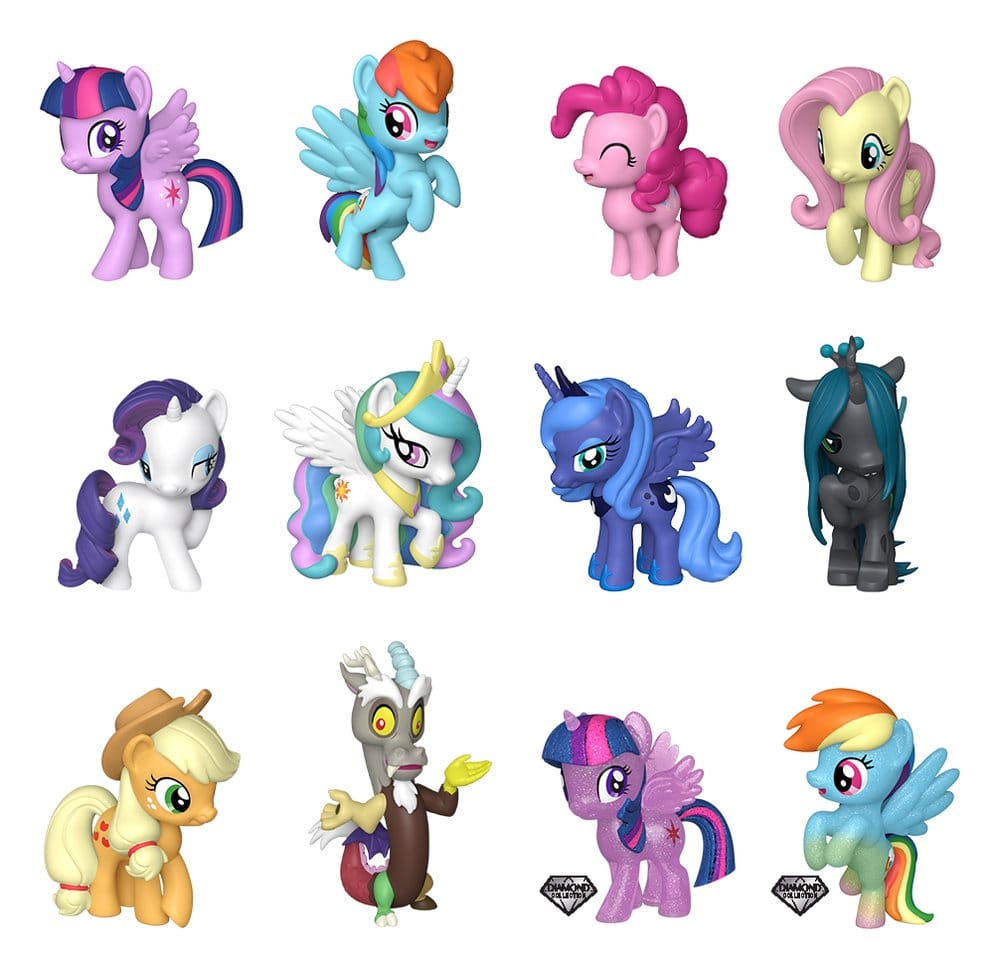 My Little Pony PVC: Mystery Minis Blind Box 5cm Pferd, Figur, My Little Pony, mehrfarbig, Flügel