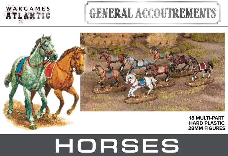 Wargames Atlantic: General Accoutrements Horses Wargames Atlantic: General Accoutrements Horses