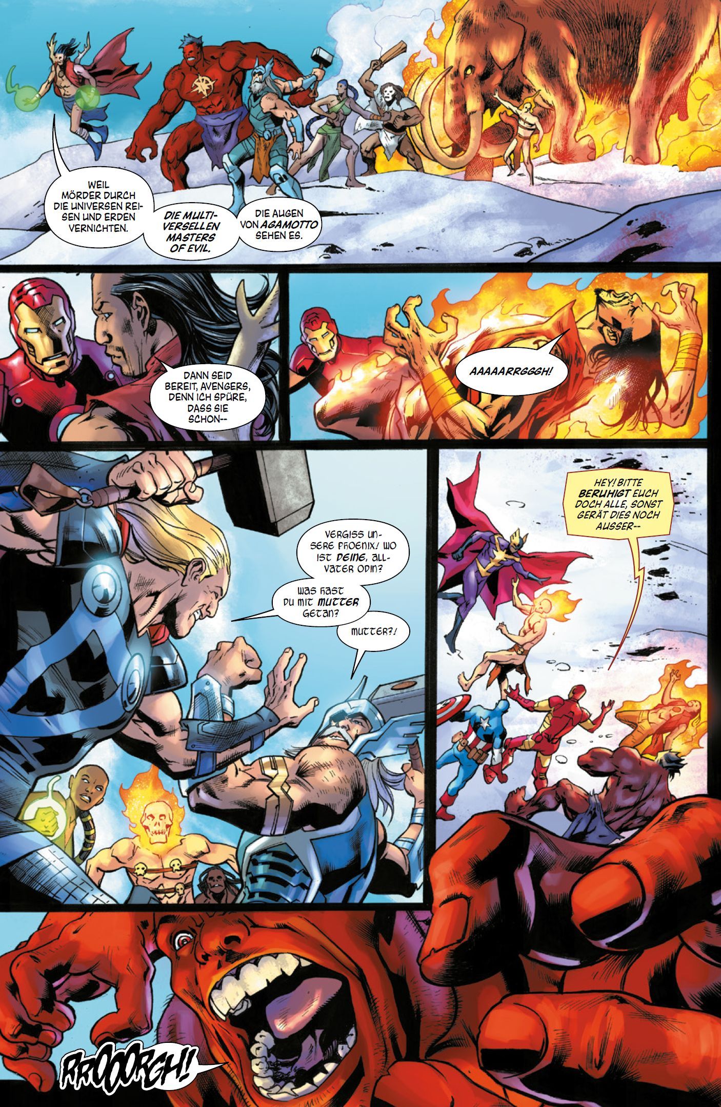 Avengers Bd.12: Die mächtigsten Krieger aller Zeiten Superheroen, Comic, Kampf, Feuer, Monster