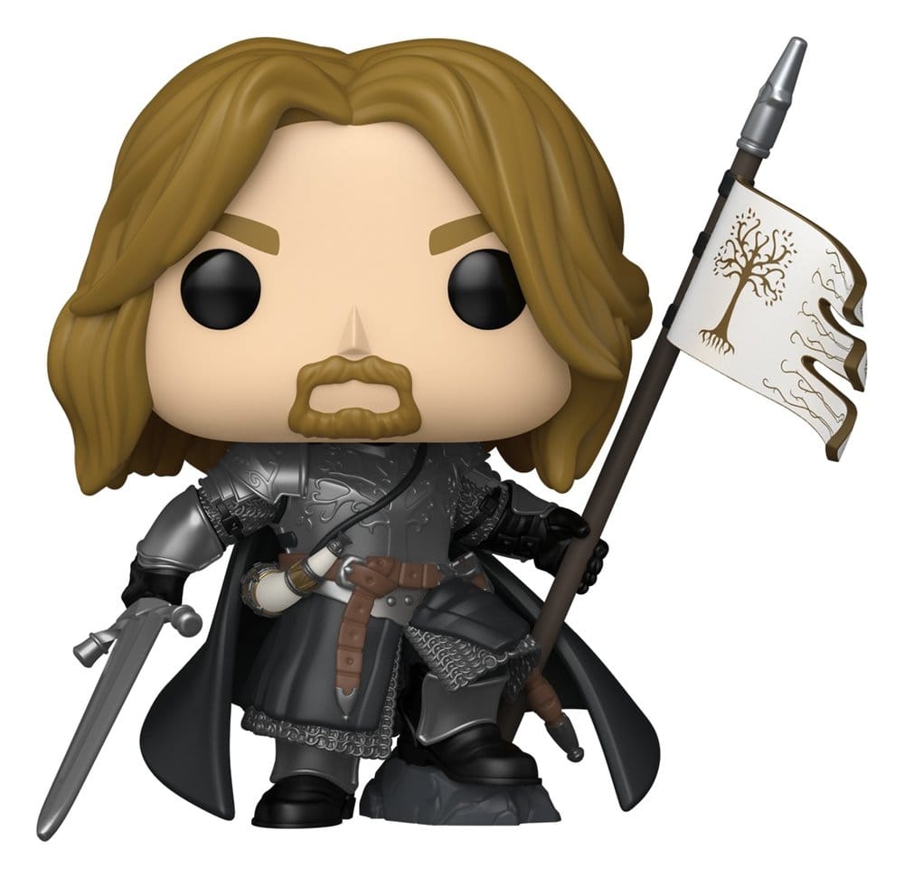 Herr der Ringe: POP Boromir mit Flagge (1986) figurine, mittelalter, ritter, rüstung, banner