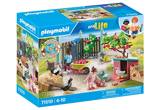 Playmobil: my Life - Kleine Hühnerfarm im Tiny House Garten