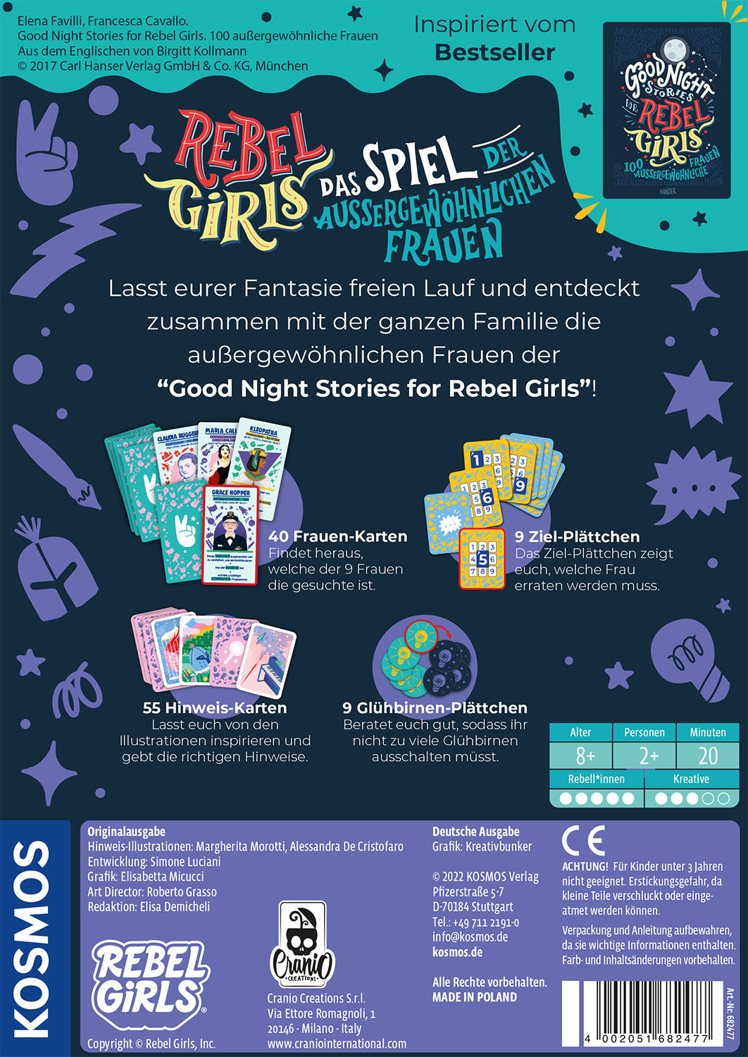Rebel Girls - Das Spiel der außergewöhnlichen Frauen Rebel Girls - Das Spiel der außergewöhnlichen Frauen