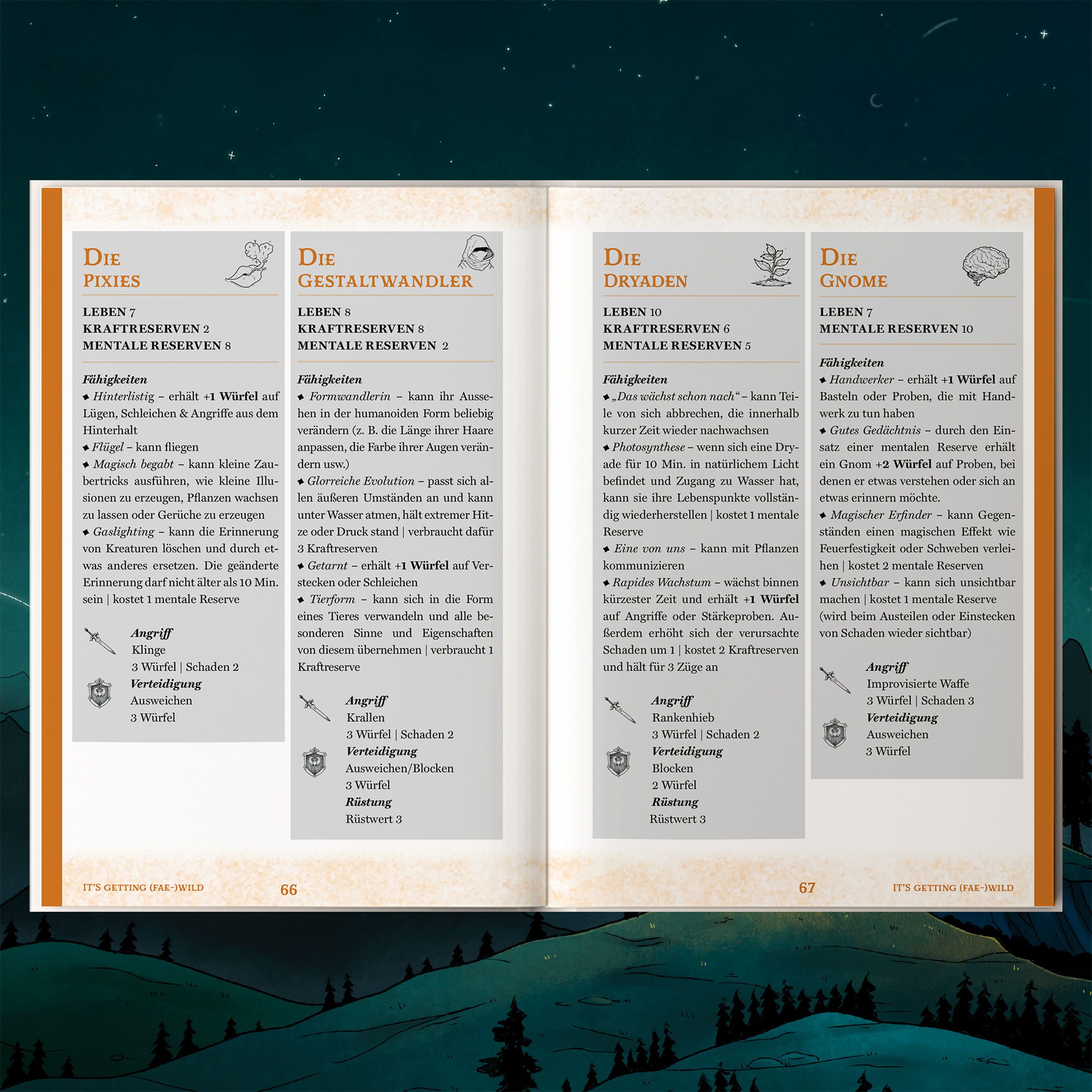 storybook, anleitungsbuch, seiten, illustrationen, textdicht