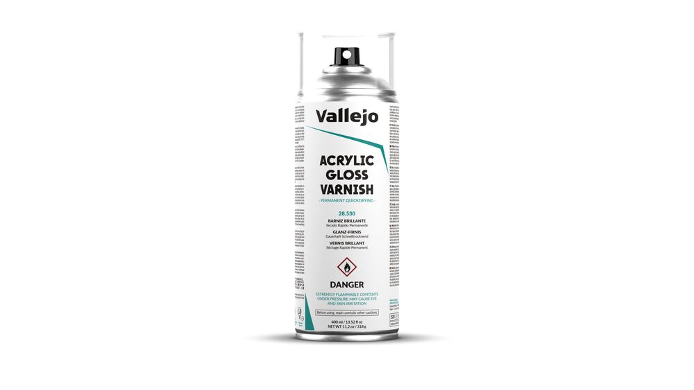 Vallejo: Hobby Paint Spray - Gloss Varnish Vallejo: Hobby Paint Spray - Gloss Varnish