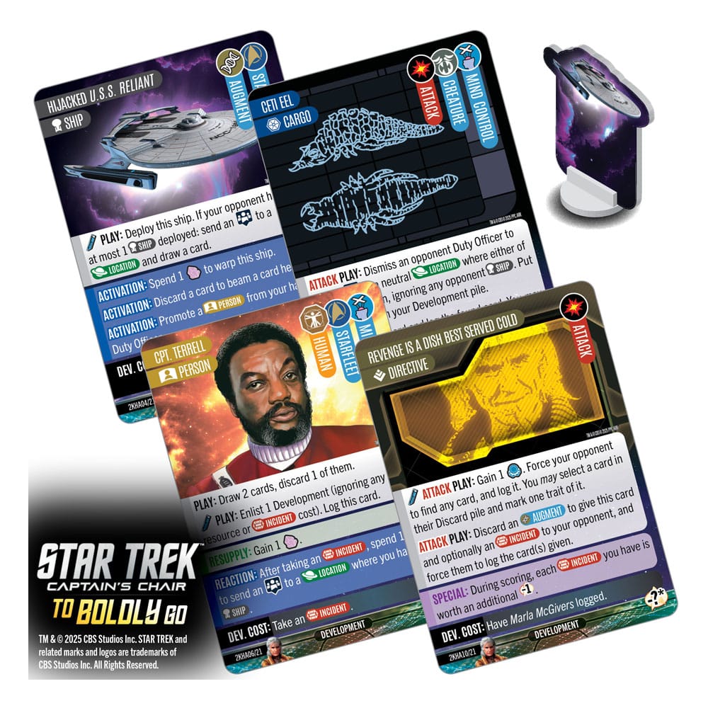 Star Trek: Captains Chair - To Boldly Go Star Trek Karten, Captain's Chair, Weltraum Karten, Brettspiel, Sammlerkarten