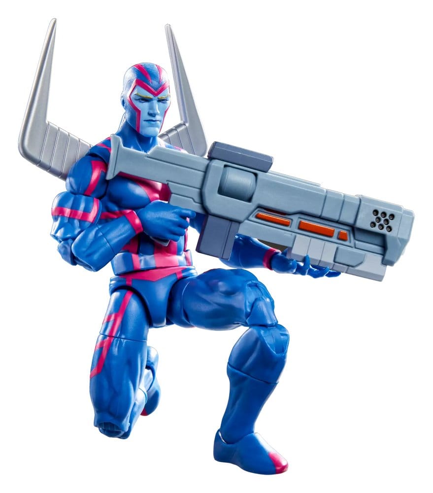 Actionfigur, Gamer Figur, Blau, Raketenwaffe, Kämpfer