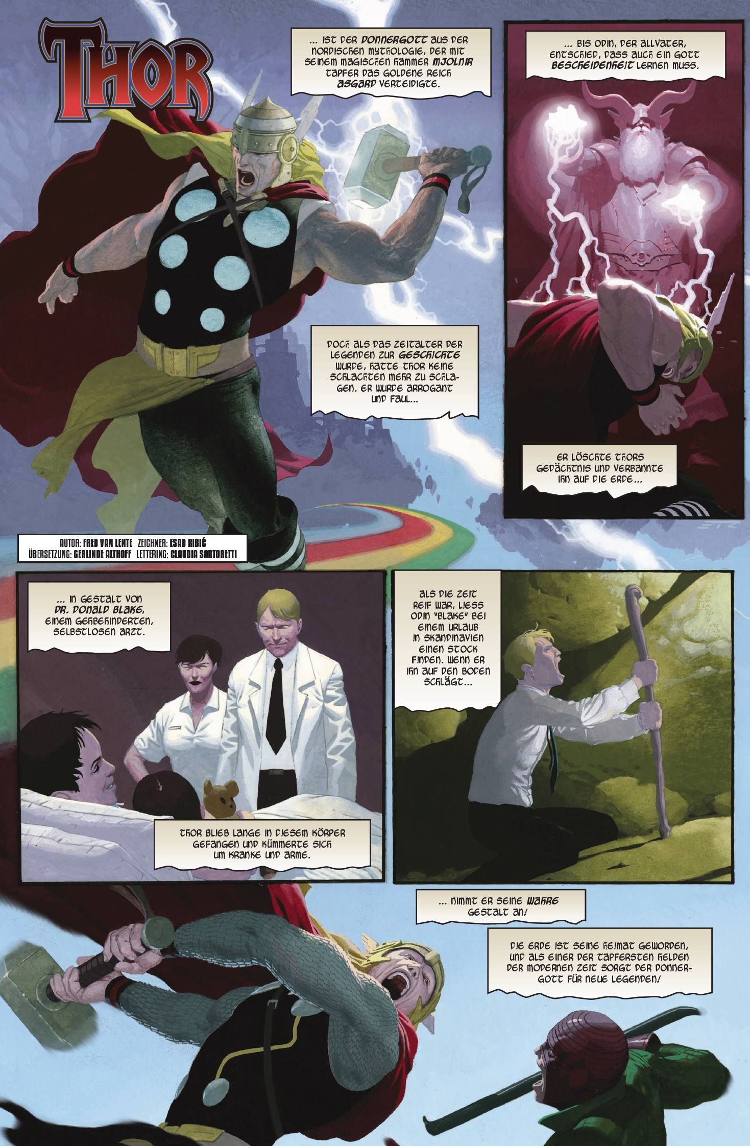 Thor, Comic, Hammer, Muscle, Cape