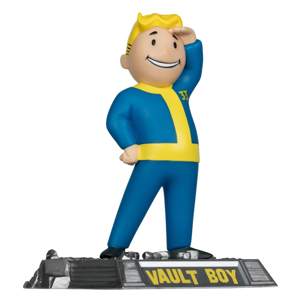 Fallout: Statue Vault Boy Looking Out 14cm (Movie Maniacs) Figur, Person, Gesicht, Kopf