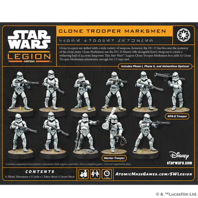 Star Wars: Legion - Clone Trooper Marksmen Star Wars: Legion - Clone Trooper Marksmen
