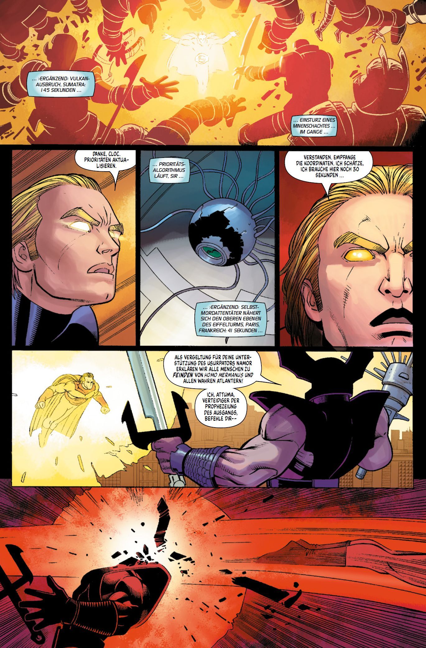 Comic, Panel, Explosion, Laser, Armor