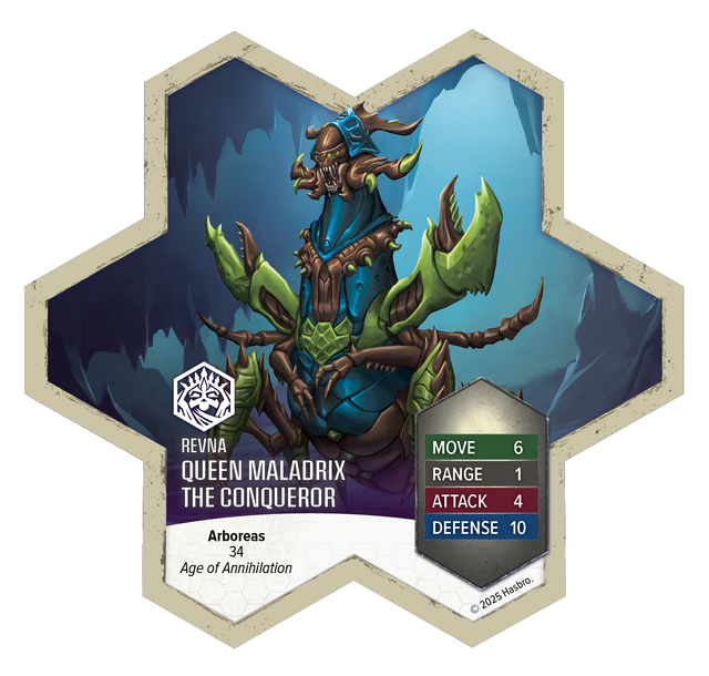 HeroScape: Rising Tide Queen Maladrix & Festering HonorGuard Army Expansion