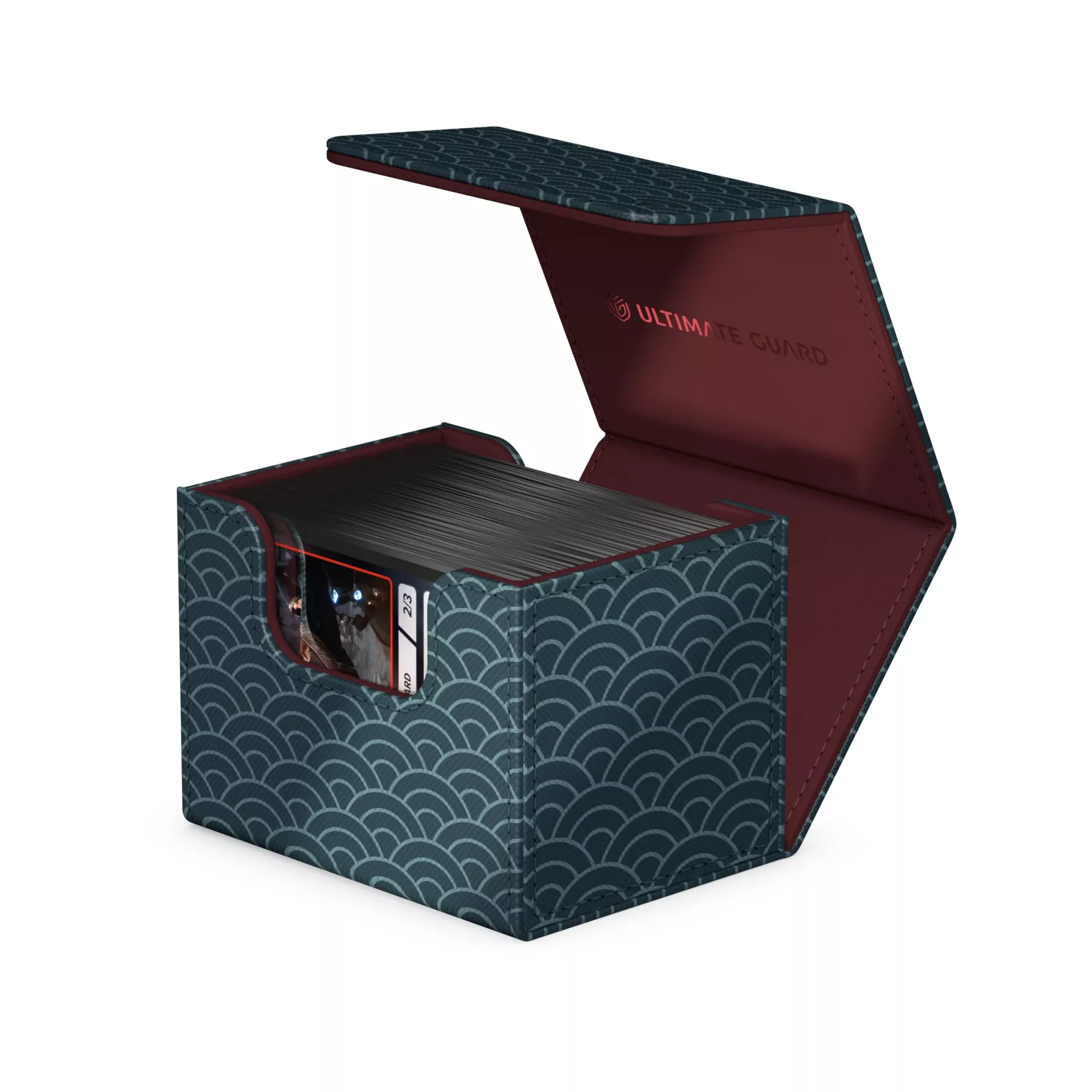 Ultimate Guard: Deck Box Sidewinder 100+ Xenoskin Shogun's Journey - Seigaiha (Dark Blue/Dark Red) Ultimate Guard: Deck Box Sidewinder 100+ Xenoskin Shogun's Journey - Seigaiha (Dark Blue/Dark Red)