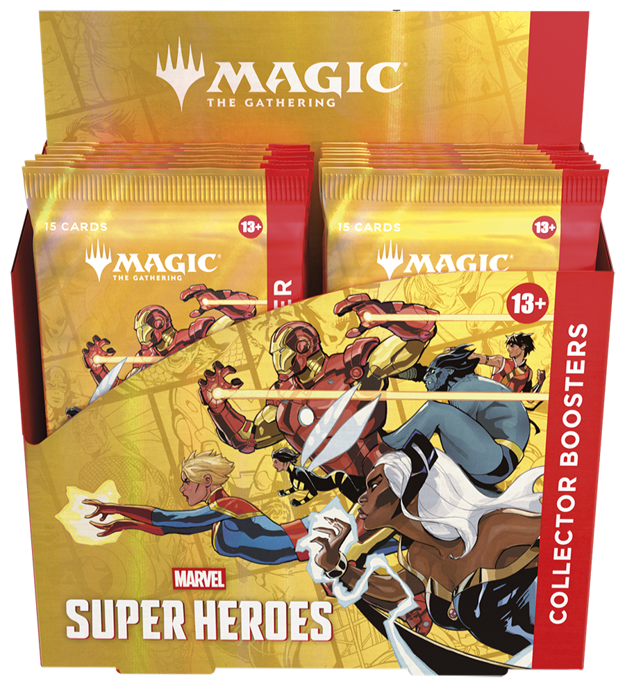 karten, Magic: The Gathering, Super Heroes, Collector Boosters, Marvel
