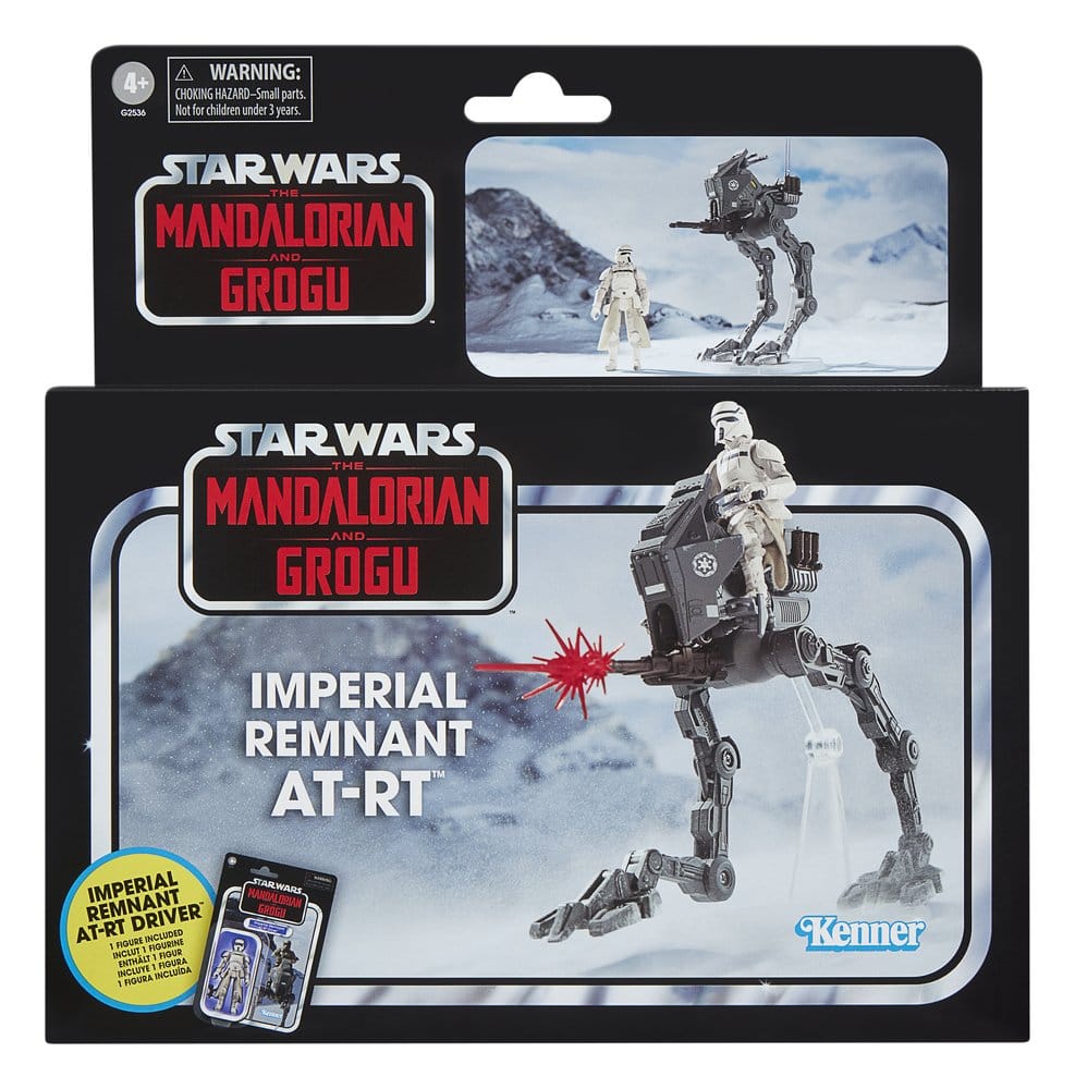 Star Wars AF: Imperial Remnant AT-RT (Mandalorian and Grogu) 10cm Star Wars, Mandalorian und Grogu, Imperial Remnant AT-RT, Kenner, Action-figur Verpackung
