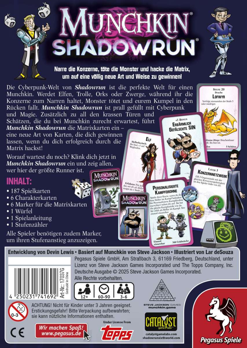 Munchkin Shadowrun dt. Munchkin Shadowrun dt.