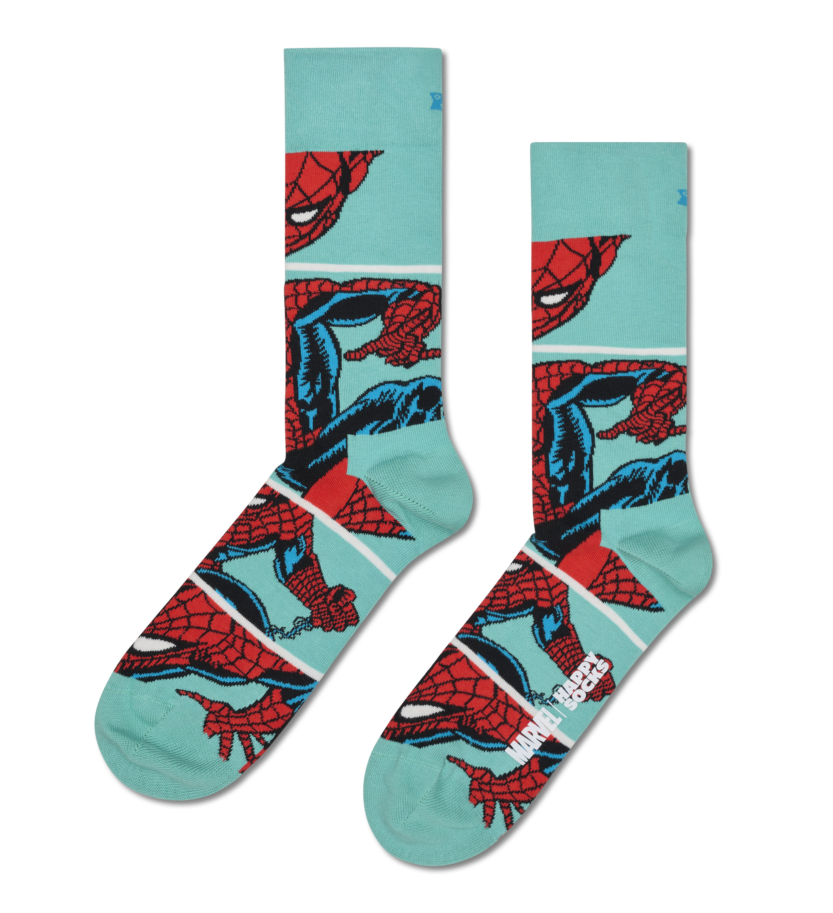 Marvel: Socken Spider-Man türkis Gr.41-46 Marvel: Socken Spider-Man türkis Gr.41-46