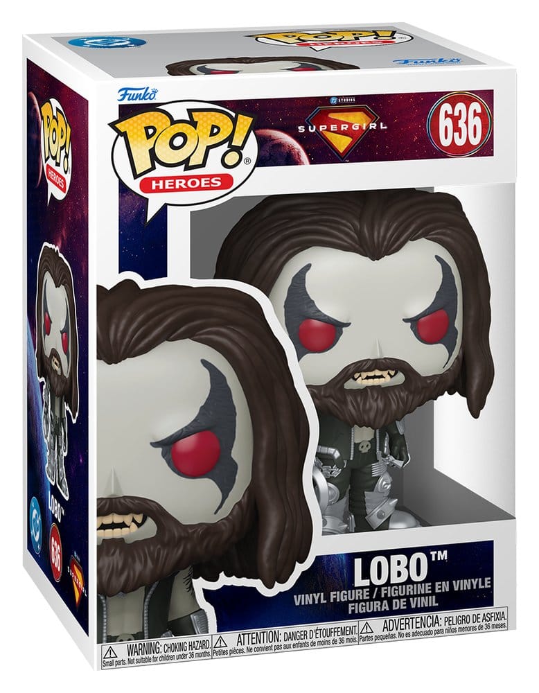 Batgirl: POP Lobo (636) vinyl figure, pop, two-face, red eyes, superhero