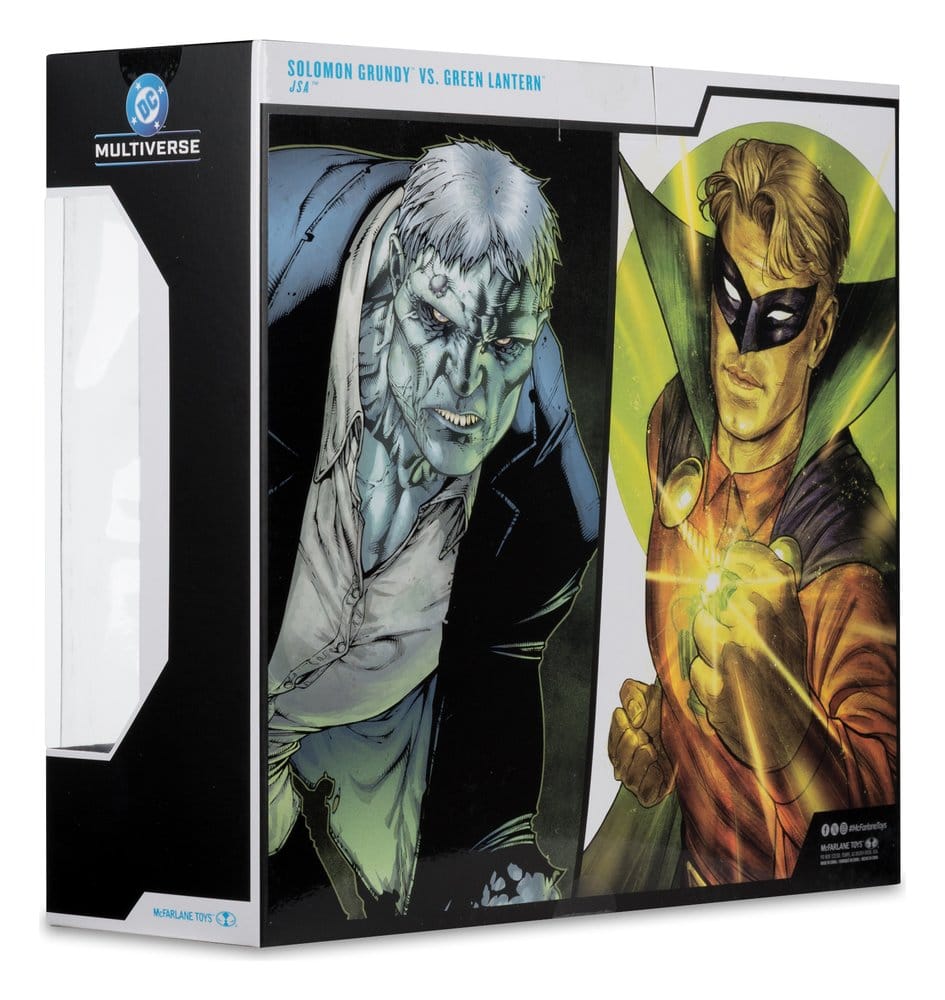 DC Multiverse AF: Solomon Grundy vs. Green Lantern 2er Set 18cm comics, action-figures, DC, multiverse, box-art