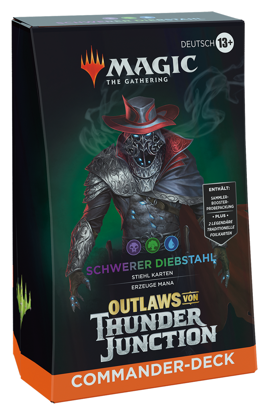 Magic CCG dt.: Outlaws von Thunder Junction Commander-Deck "Schwerer Diebstahl" Magic CCG dt.: Outlaws von Thunder Junction Commander-Deck "Schwerer Diebstahl"