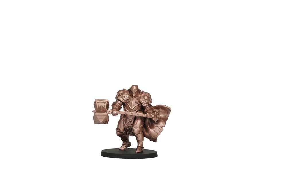 Vallejo TM: Light - Rusty Metal Miniatur, Mini Figur, Hammer, Rüstung, Braun metallisch