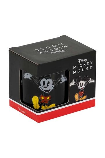 Disney: Tasse Micky Maus Happy 400ml Mickey Mouse, Mouse figure, Black mug, Character mug, Disney licensed