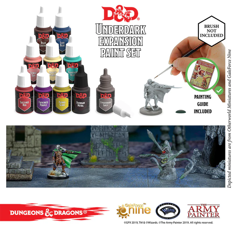 Army Painter: D&D Underdark Paint Set Army Painter: D&D Underdark Paint Set