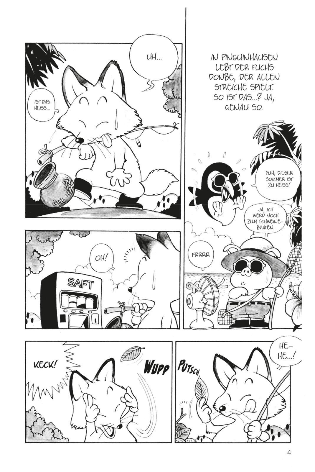 Dr. Slump Massiv Bd.2 Fuchs, Korb, Sommer, Saftautomat, Pflanzen