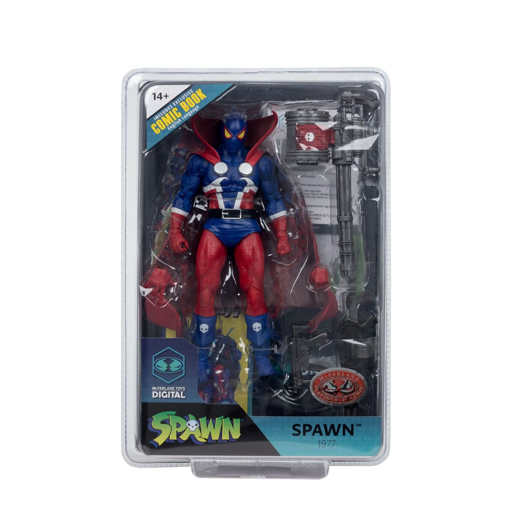 Spawn AF: Spawn Page Punchers Red & Blue Chase Red Platinum Edition 18cm