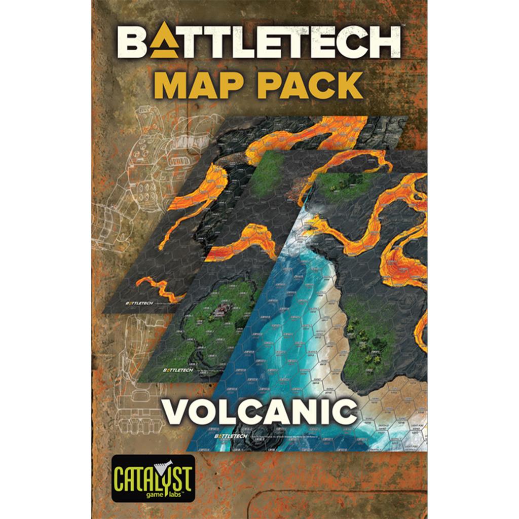 Map Pack, Vulkanisch, Hexagon-Kacheln, Brettspiel, Catalyst